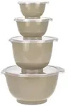 Rosti R&uuml;hrsch&uuml;ssel Set 4tlg. mit Deckel "Margrethe" beige (humus)...