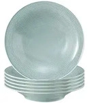 Seltmann Weiden Beat Color Glaze Suppenteller &oslash; 22,5 cm 6er Set Arktisblau