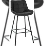 CLP Barhocker Weston schwarz/Kunstleder