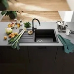 BLANCO GmbH + Co KG Blanco Legra XL 6 S Vulkangrau - 527 274 Granitsp&uuml;le
