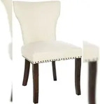 CLP Esszimmerstuhl Zadar Stoff creme/antik-dunkel
