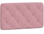 vidaXL Kopfteil-Kissen Rosa 90 cm Samt