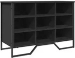 vidaXL Schuhregal Schwarz 90x38x61,5 cm Holzwerkstoff