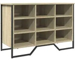 vidaXL Schuhregal Sonoma-Eiche 90x38x61,5 cm Holzwerkstoff