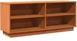 vidaXL Schuhschrank Wachsbraun 110x34x45 cm Massivholz Kiefer