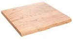vidaXL Wandregal Hellbraun 60x60x(2-4) cm Massivholz Eiche Behandelt