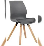 CLP Esszimmerstuhl Luna Kunststoff HBT: 87,5x49x58 cm grau