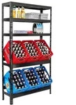 PROREGAL Getr&auml;nkekistenregal BODENSEE | HxBxT 180x100x30 cm | 6 Kisten + 3...