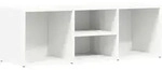 vidaXL Schuhbank Wei&szlig; 105x35x35 cm Holzwerkstoff