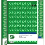 Sigel KG425 Kassenabrechnung, DIN A4, liniert, 2 x 50 Blatt