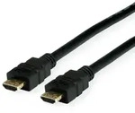 VALUE 4K HDMI Ultra HD Kabel mit Ethernet, ST/ST, schwarz, 1 m