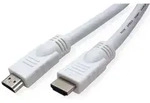 VALUE HDMI High Speed Kabel mit Ethernet, wei&szlig;, 15 m