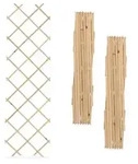 Relaxdays Rankgitter ausziehbar, 3er Set, Rankhilfe Kletterpflanzen, 180x60 cm,
