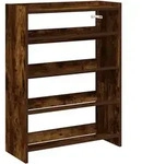 vidaXL Schuhregal R&auml;uchereiche 60x25x81 cm Holzwerkstoff