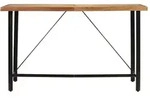 Bartisch 180x70x107 cm, Modell Orion Concept aus massivem Akazienholz und Eisen