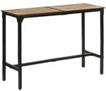 vidaXL Bartisch 150x55x107 cm Raues Massivholz Mango