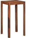 vidaXL Bartisch 60 x 60 x 107 cm, Modell Luna Nature aus massivem Akazienholz