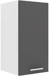 VCM K&uuml;chenm&ouml;bel H&auml;ngeschrank Esilo Wei&szlig; / Anthrazit H. 60 x B. 30 x T. 31 cm