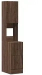 vidaXL K&uuml;chenschrank Braun Eichen-Optik 35x50x180 cm Holzwerkstoff