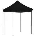 vidaXL Partyzelt Faltbar Pop-Up Schwarz 200x200x306 cm