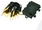 MARELIDA LED Lichterkette Pisello Weihnachtslichterkette 20 bernstein LED 1,9m...