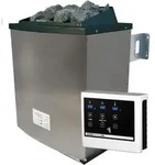 Karibu Saunaofen 9 kW SET mit Steinen und Steuerung Easy Finnisch