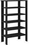 vidaXL Schuhregal Schwarz 61x32x105 cm Holzwerkstoff