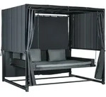 Outsunny - Hollywoodschaukel - 235Lx180Wx210Hcm - Dunkelgrau