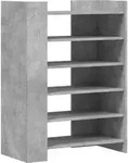 vidaXL Schuhschrank Betongrau 74,5x37,5x100 cm Holzwerkstoff