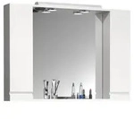 VCM Badm&ouml;bel Spiegelschrank Silora Wei&szlig; H. 71 x B. 100 x T. 14 cm
