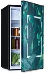 Klarstein CoolArt 79L K&uuml;hl-Gefrier-Kombination EEK E Gefrierfach 9l Designt&uuml;r