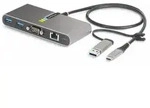 StarTech 2-Port USB-C/USB-A Hub with GbE and RS232 Serial, 2x USB-A
