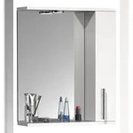 VCM Badm&ouml;bel Spiegelschrank Lisalo wei&szlig; H. 60 x B. 50 x T. 14 cm
