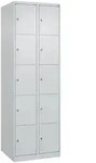 C+P Schlie&szlig;fachschrank Classic PLUS, 2 Abteile, 1850x600x500mm, 7035/7035