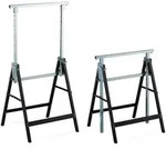 Relaxdays Klappbock, 2er Set, stabiler Ger&uuml;stbock, bis 200kg, 7-fach