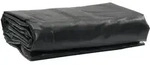 vidaXL Abdeckplane Schwarz 1x2,5 m 650 g/m2