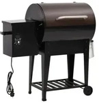 vidaXL Pelletgrill mit Ablage Schwarz 94 cm Eisen