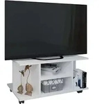 VCM Findalo TV Tisch 2 Ablagen wei&szlig;.