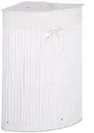 Relaxdays Eckw&auml;schekorb Bambus, faltbare W&auml;schebox 60 l, platzsparend,...