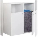 VCM Badm&ouml;bel Hochschrank Dreso Wei&szlig; H. 74 x B. 80 x T. 39 cm