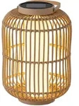 Lumisky MARIEL 40CM Batteriebetriebene Solarlaterne Rattan Beige
