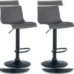 CLP 2er Set Barhocker Branford grau/Kunststoff
