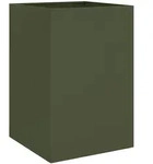 vidaXL Pflanzk&uuml;bel Olivgr&uuml;n 52x48x75 cm Stahl