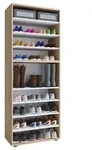 VCM LonaXXL9 Schuhschrank 9 Ablagen Eiche dekor.