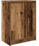 vidaXL Schuhschrank Altholz-Optik 57x34x76 cm Holzwerkstoff