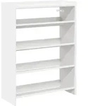 vidaXL Schuhregal Wei&szlig; 60x25x81 cm Holzwerkstoff