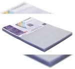 Exacompta 42745E 100er Packung Einbanddeckel aus PVC 200&mu;, f&uuml;r DIN A3 - Kristall