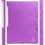 Exacompta 55957E 25x Sammelmappe mit Gummizug und 3 Klappen, Scotten...