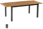 Merxx Ausziehtisch 180 (250) x 100 cm, Aluminium/Akazienholz, Graphit