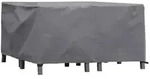 Perel Schutzh&uuml;lle f&uuml;r Gartenm&ouml;bel, Grau, rechteckig, 140 cm x 140 cm x 70 cm